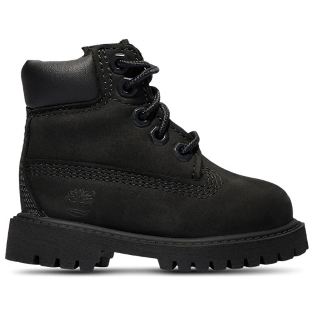 Timberland Waterproof 6" Boots Boy’s Black Leather Size 11
